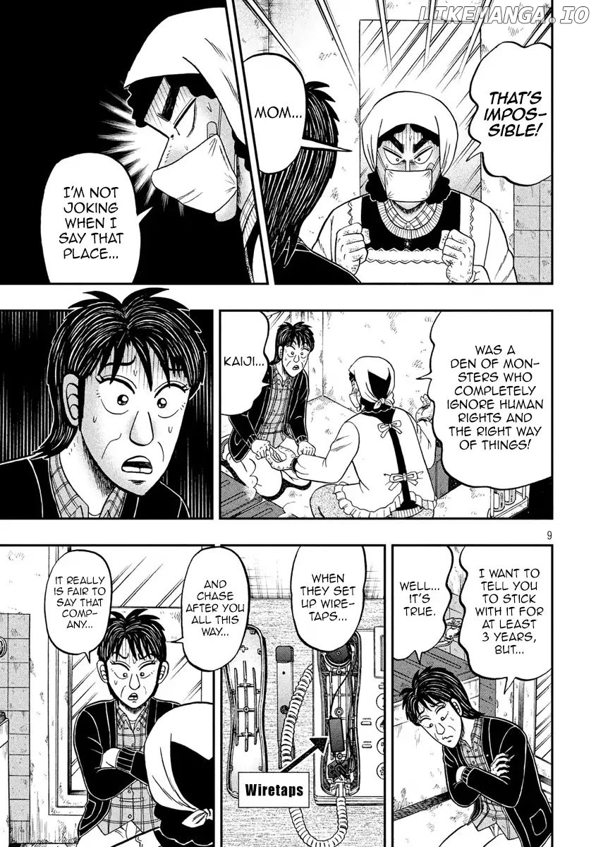 Kaiji series - 6th Part: Tobaku Datenroku Kaiji: 24oku Dasshutsu Hen chapter 48 - page 9