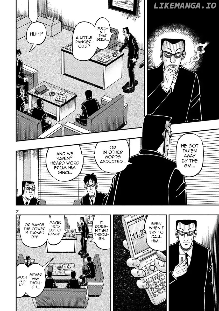 Kaiji series - 6th Part: Tobaku Datenroku Kaiji: 24oku Dasshutsu Hen chapter 82 - page 21