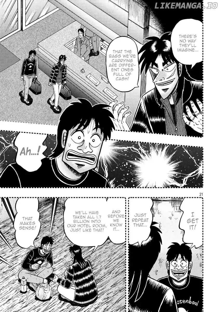 Kaiji series - 6th Part: Tobaku Datenroku Kaiji: 24oku Dasshutsu Hen chapter 31 - page 21