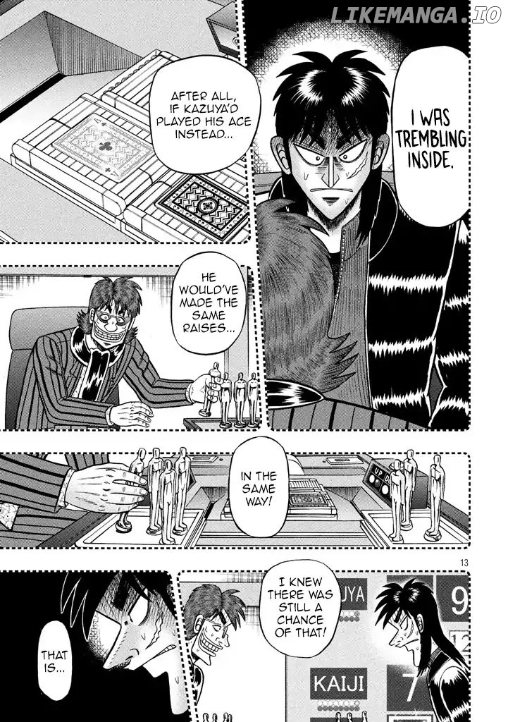 Kaiji series - 6th Part: Tobaku Datenroku Kaiji: 24oku Dasshutsu Hen chapter 9 - page 13