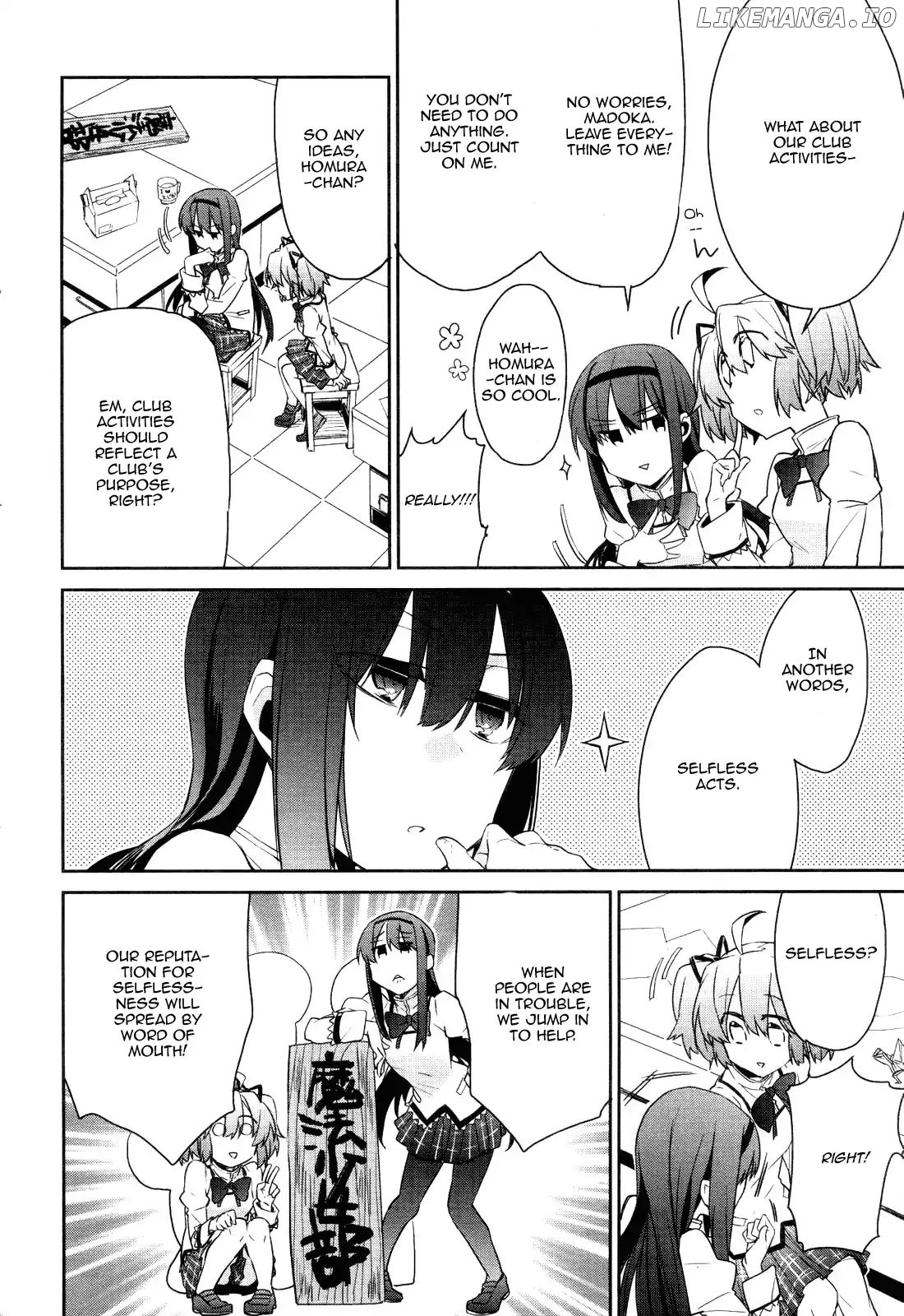 Mahou Shoujobu Madoka Magica chapter 2 - page 8