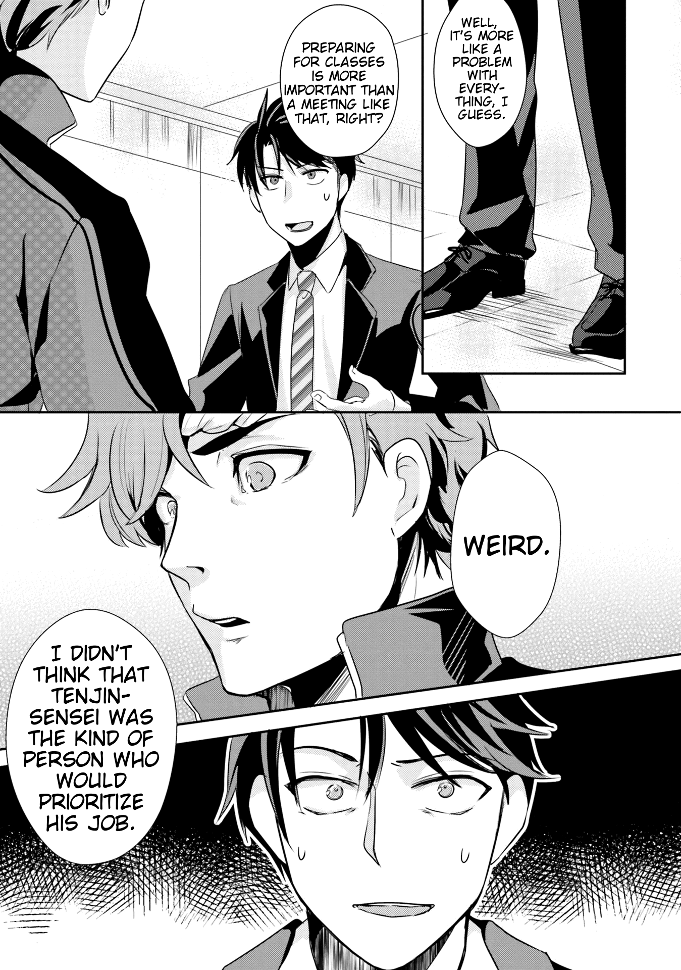 Is it illegal to be blackmailed by your student? chapter 5 - page 11