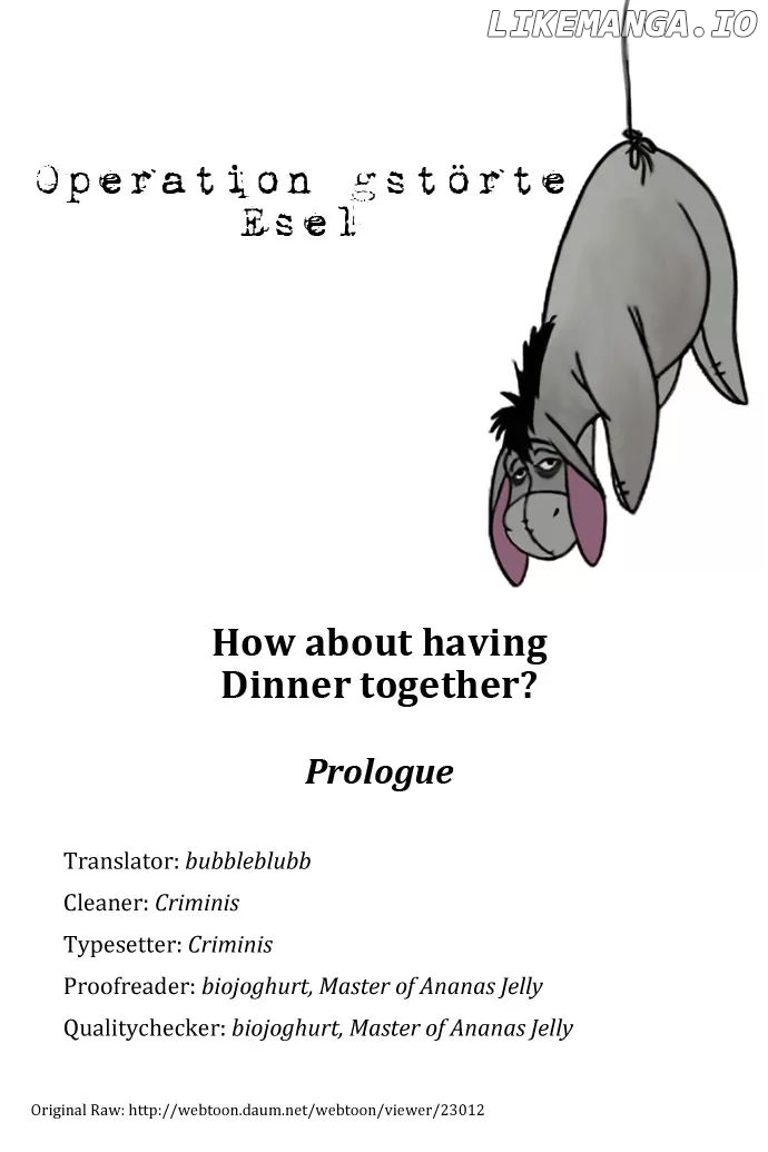 Shall We Have Dinner Tonight? chapter 0.1 - page 1