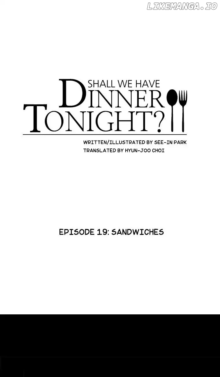 Shall We Have Dinner Tonight? chapter 19 - page 1