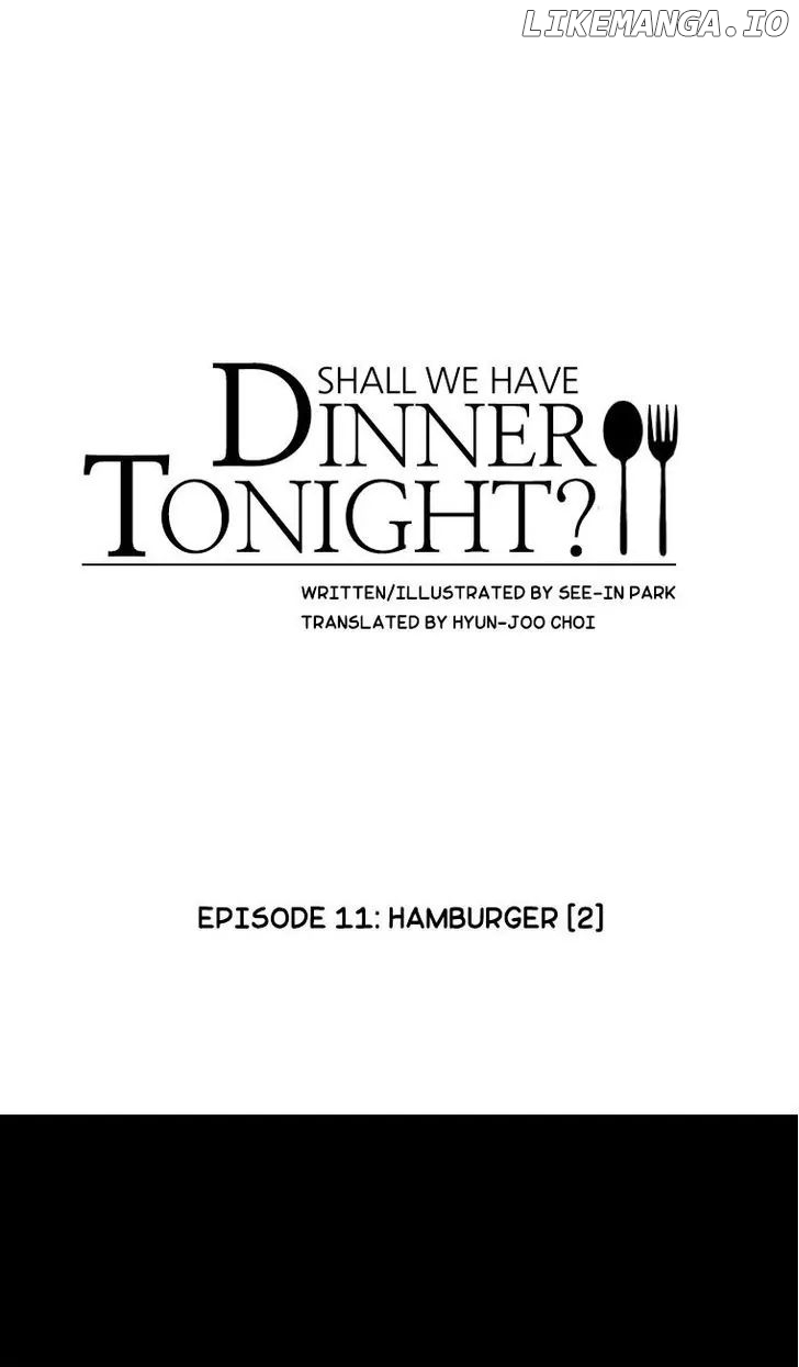 Shall We Have Dinner Tonight? chapter 11 - page 1