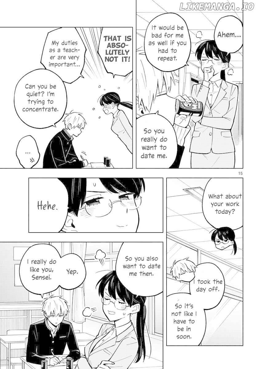 The Teacher Can Not Tell Me Love chapter 24 - page 15