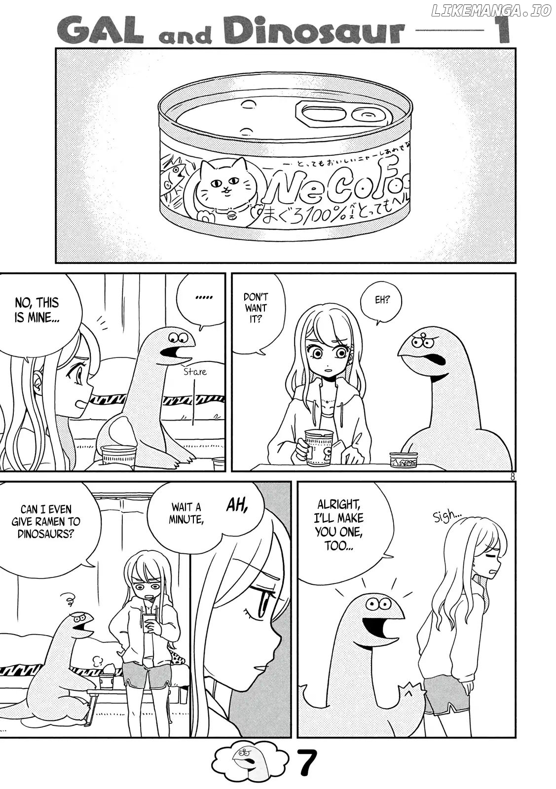 Gyaru and Dinosaur chapter 1 - page 8