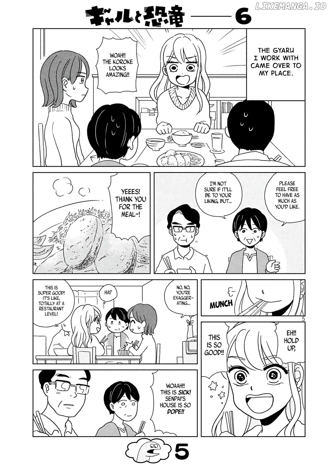 Gyaru and Dinosaur chapter 6 - page 5