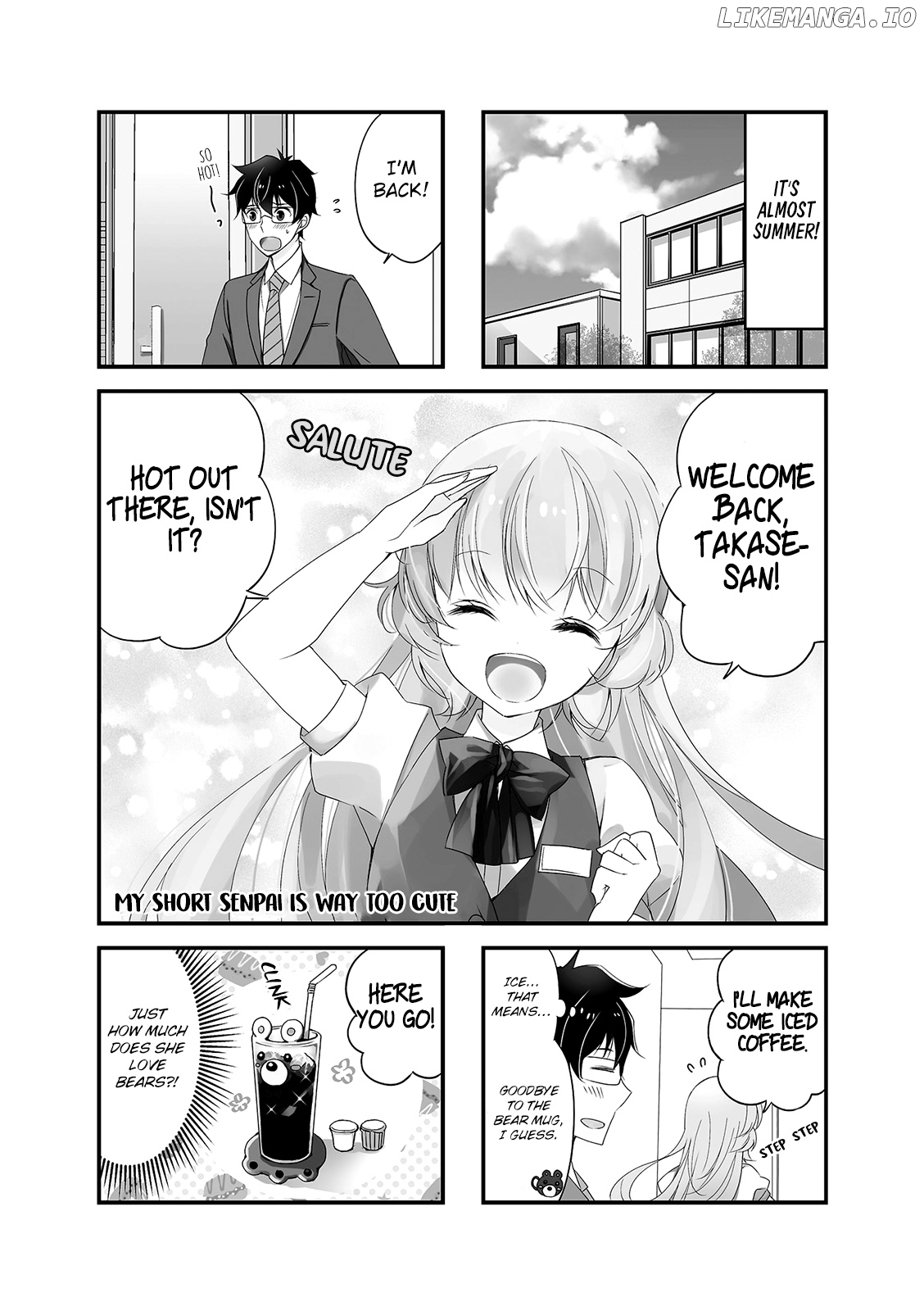 my Short Senpai is Way Too Cute chapter 13 - page 2