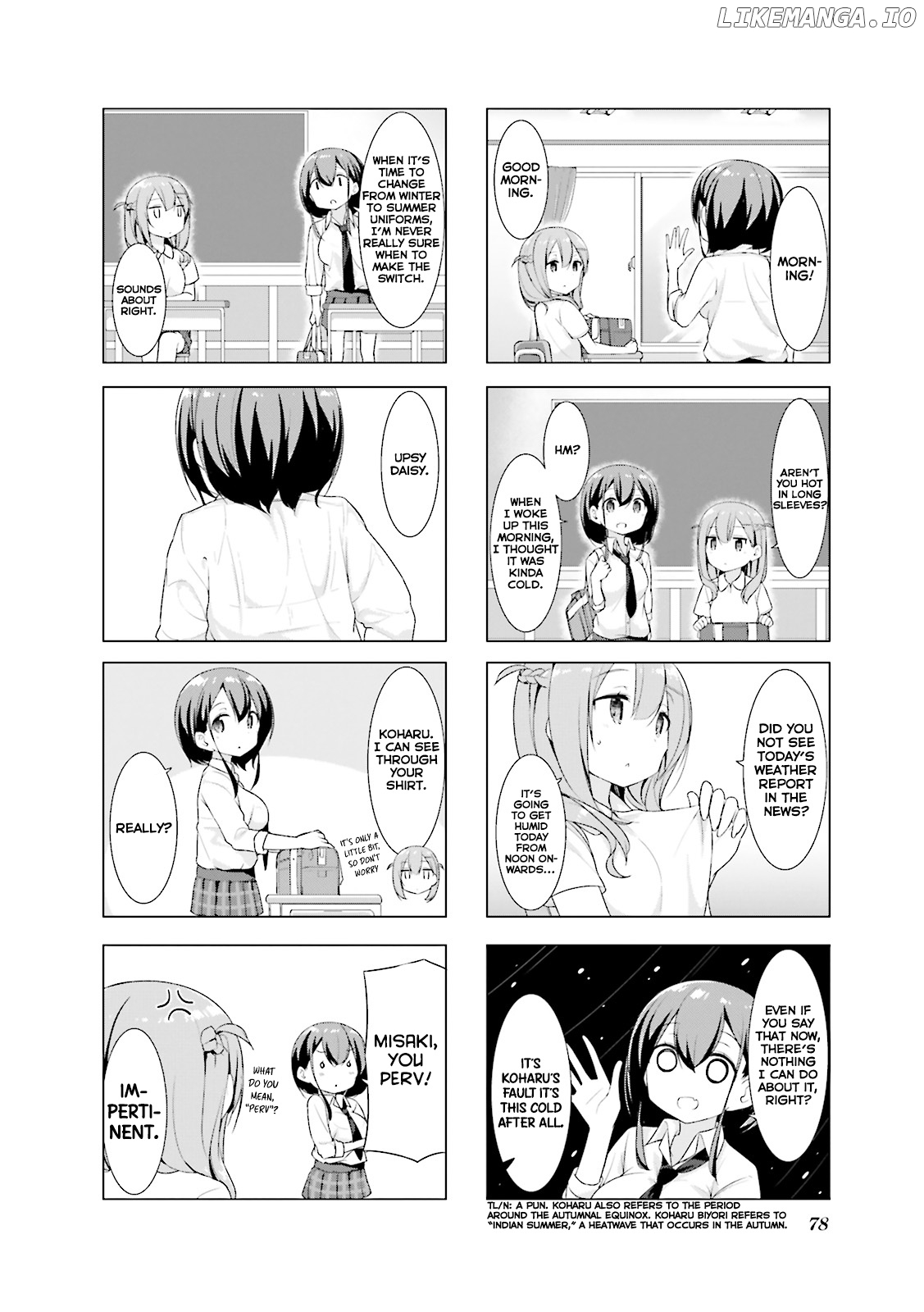 Koharu Biyori (Nekoume) chapter 9 - page 3