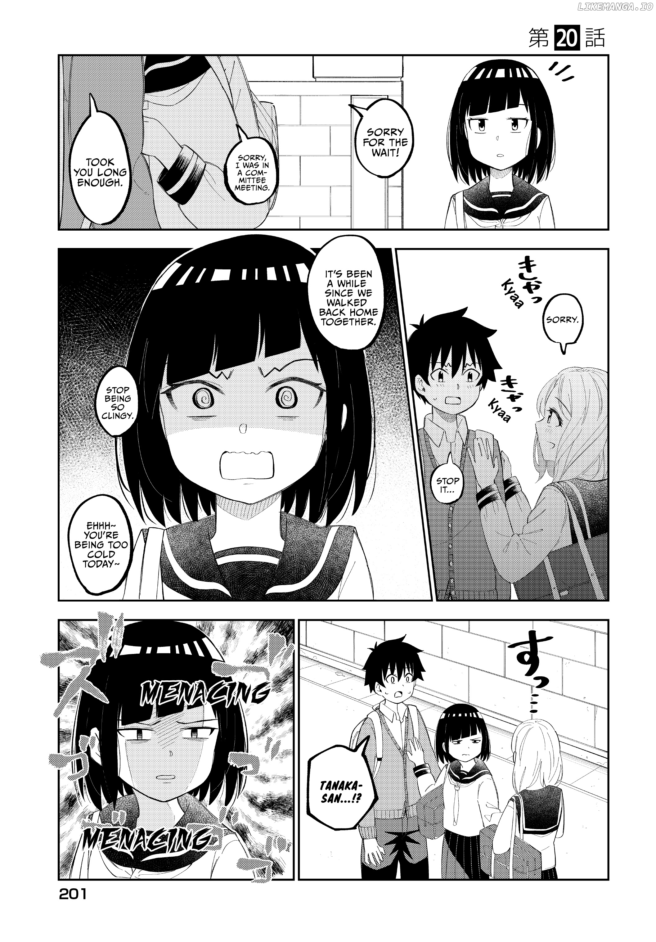 my Classmate Tanaka-San is Super Scary chapter 20 - page 2