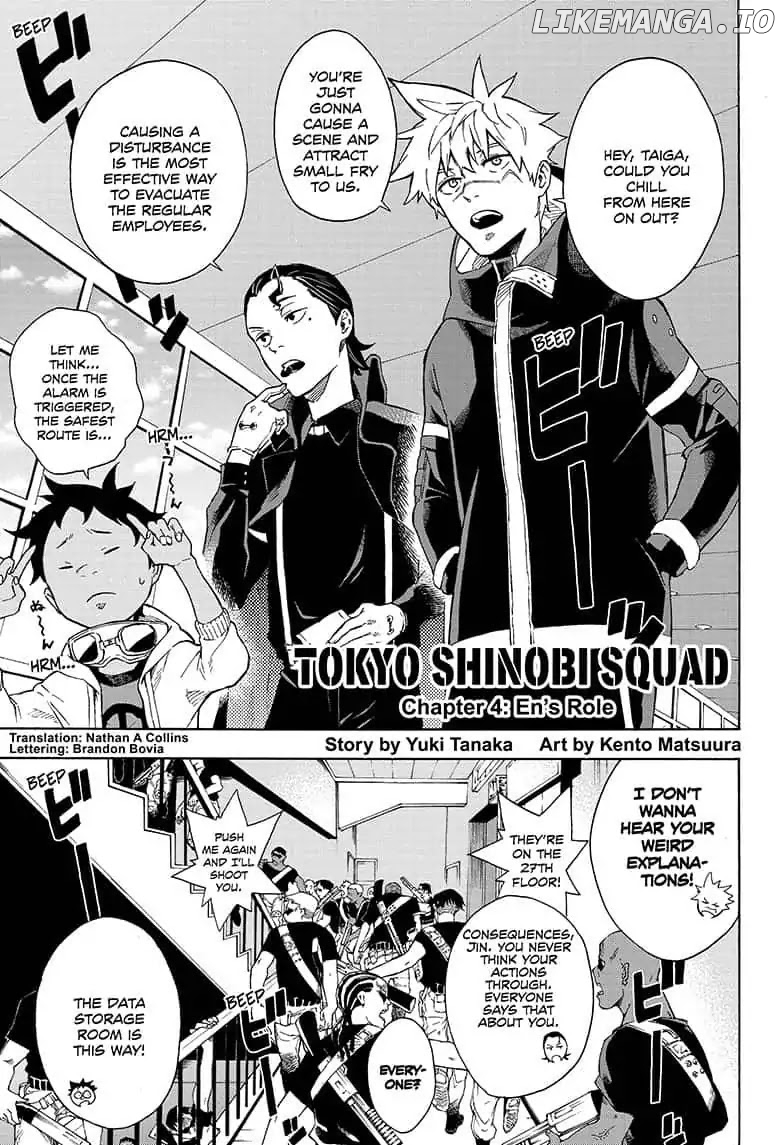 Tokyo Shinobi Squad chapter 4 - page 1