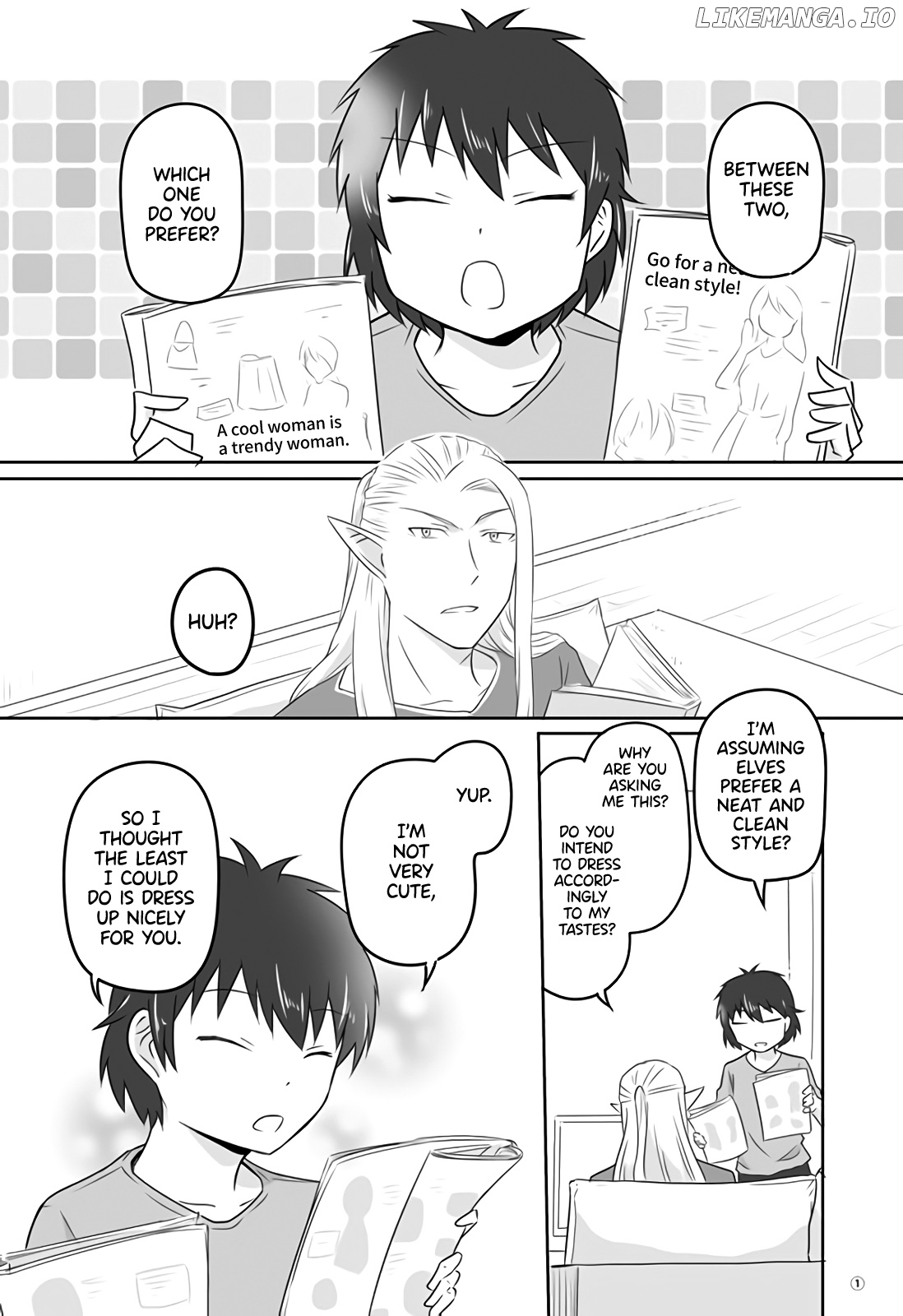 Elf Boyfriend & Boyish Girlfriend chapter 32 - page 1