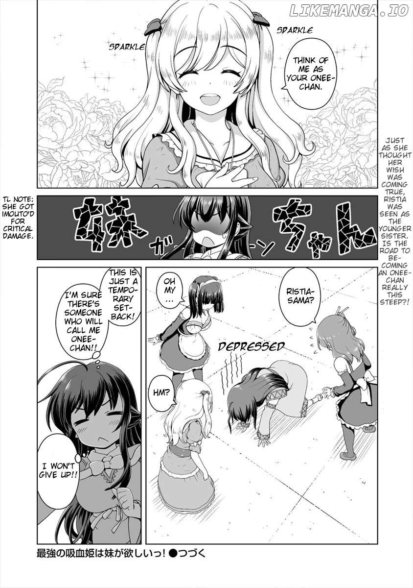 Saikyou no Kyuuketsuhime wa Imouto ga Hoshii!! chapter 8 - page 24