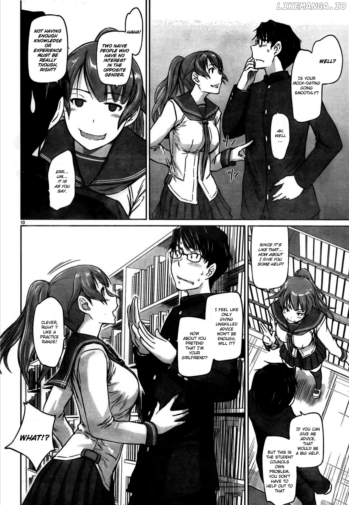 Renai Shikou Seitokai chapter 4 - page 10