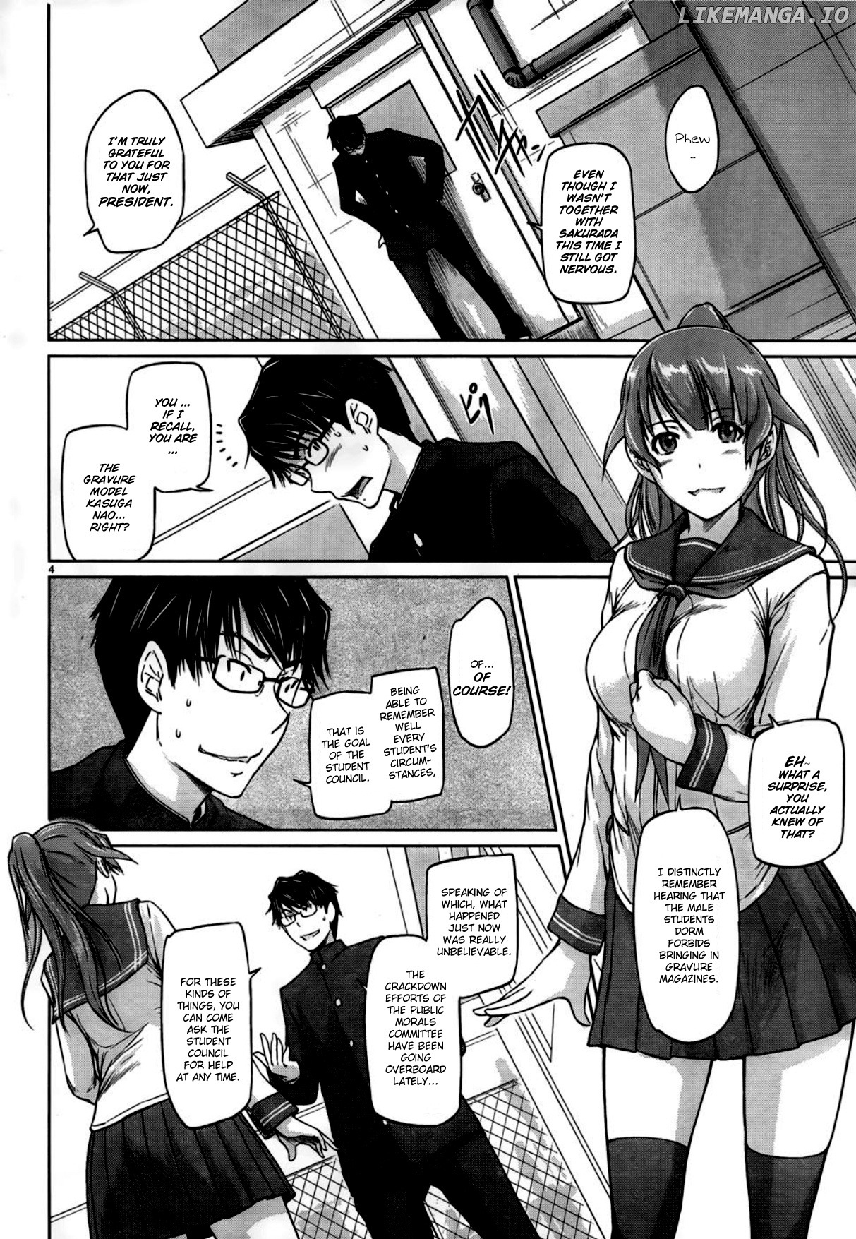 Renai Shikou Seitokai chapter 4 - page 4