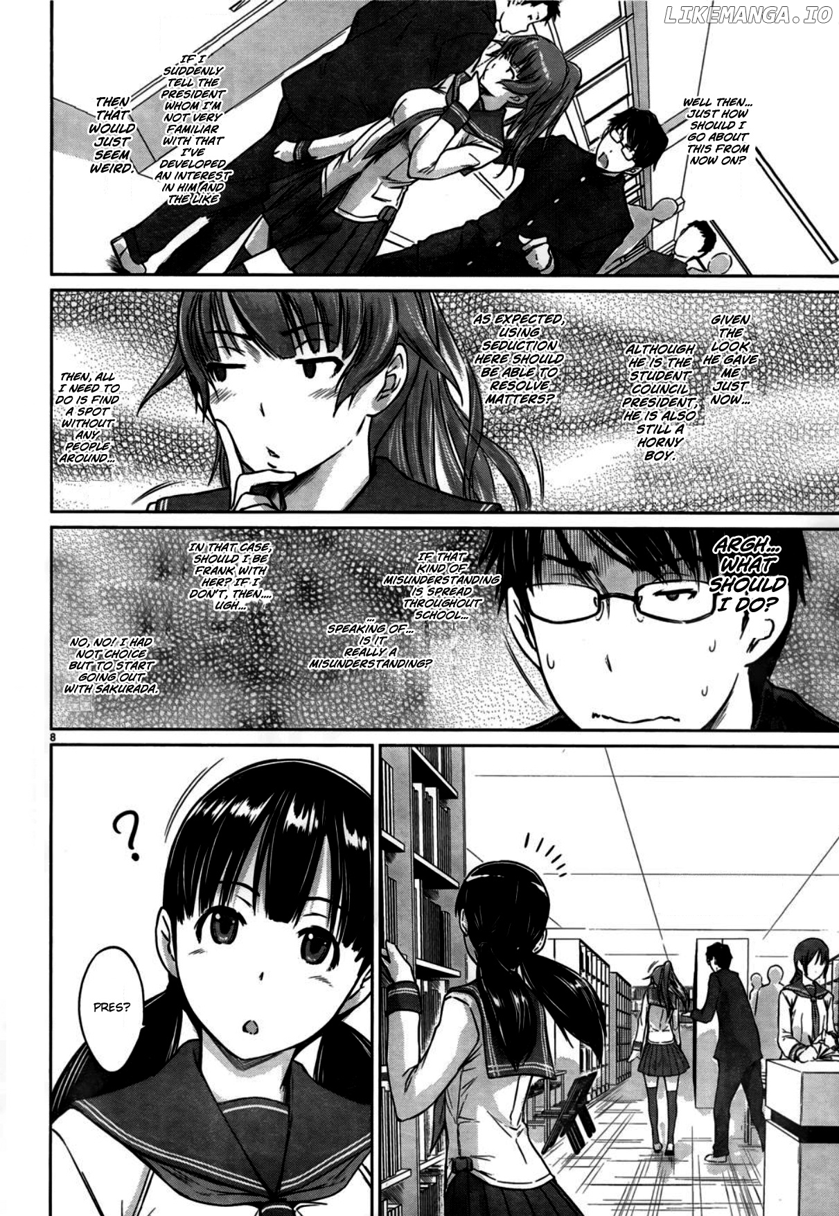 Renai Shikou Seitokai chapter 4 - page 8