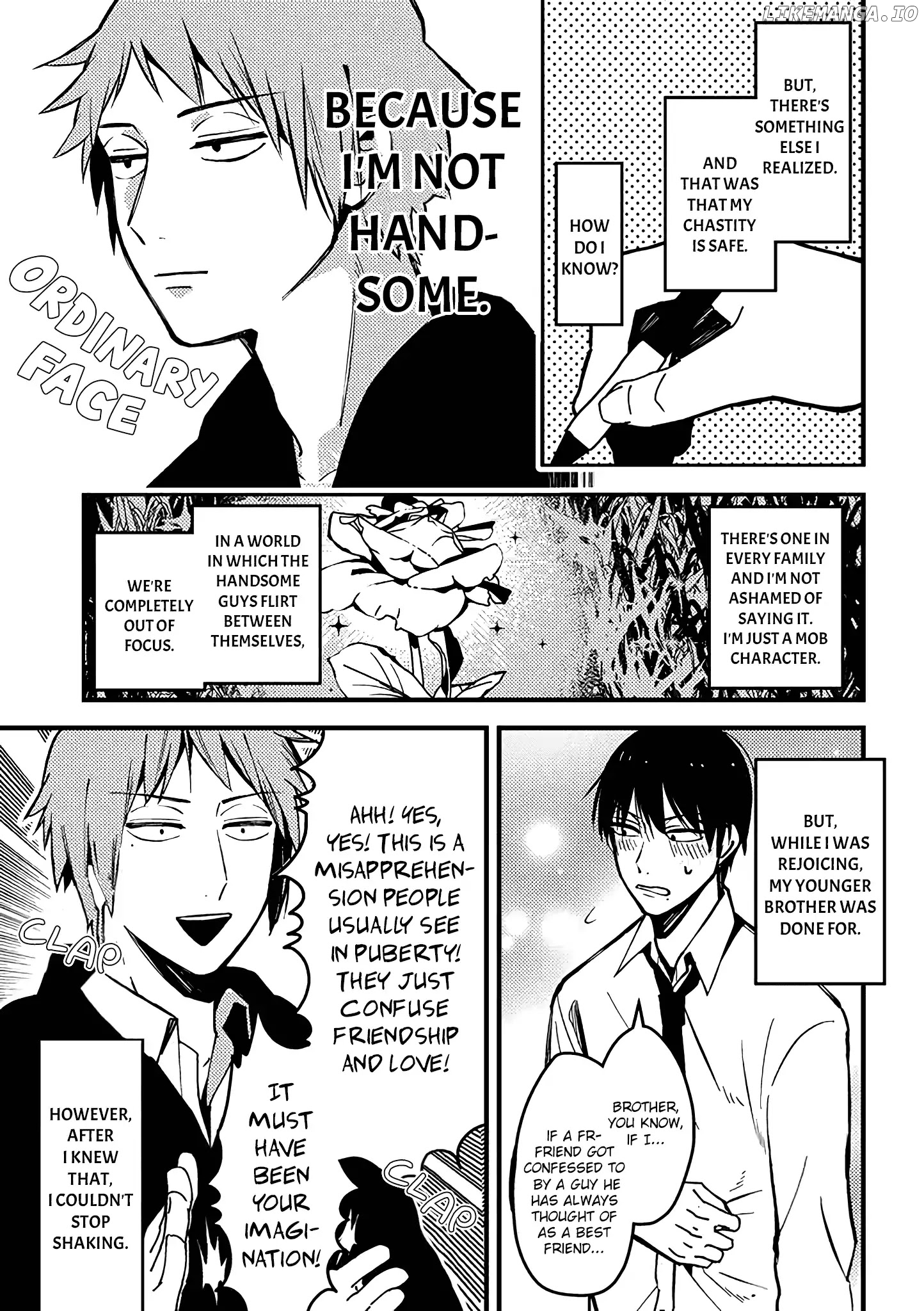 A World Where Everything Definitely Becomes BL vs. The Man Who Definitely Doesn't Want To Be In A BL chapter 1 - page 4