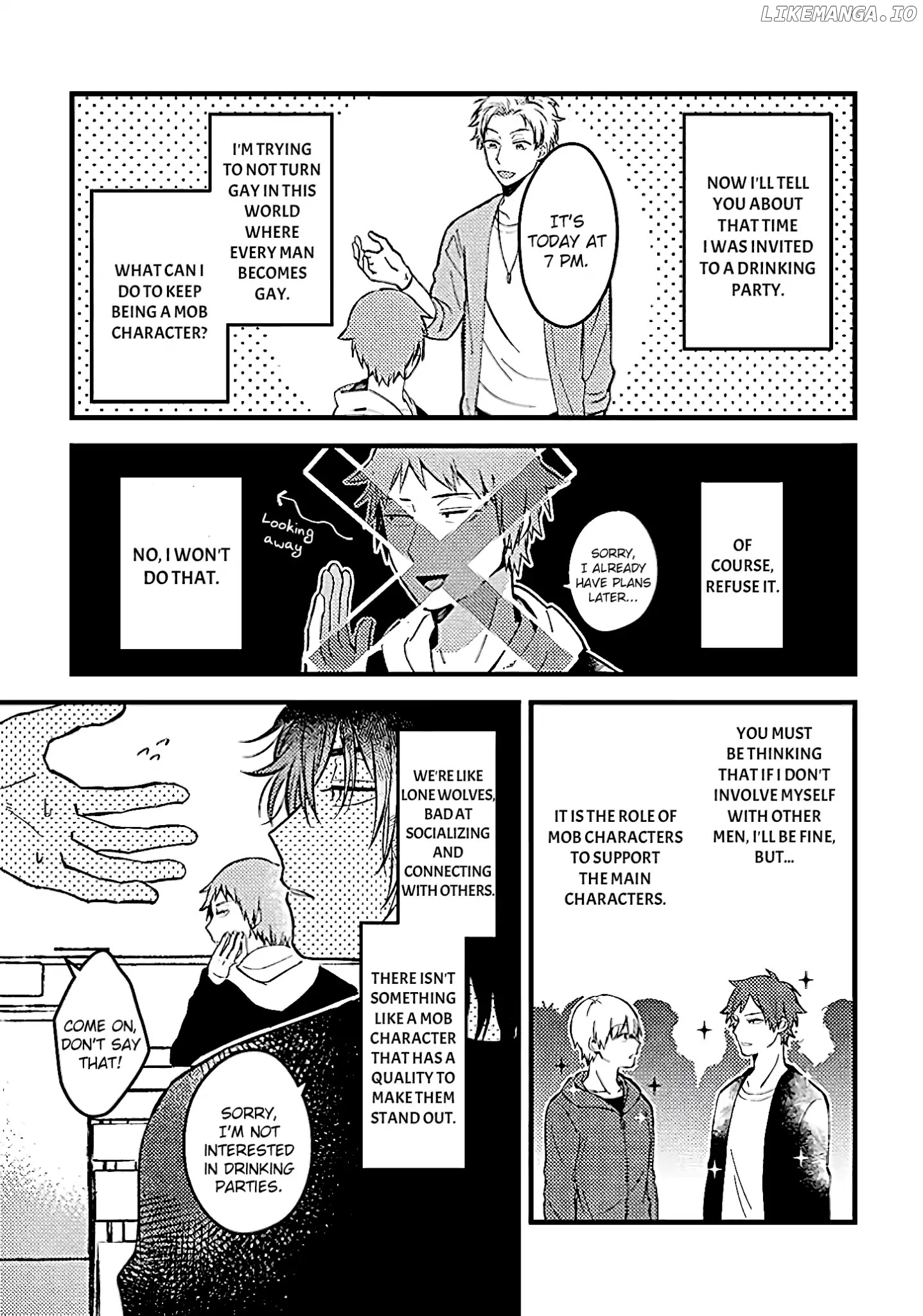 A World Where Everything Definitely Becomes BL vs. The Man Who Definitely Doesn't Want To Be In A BL chapter 13 - page 2