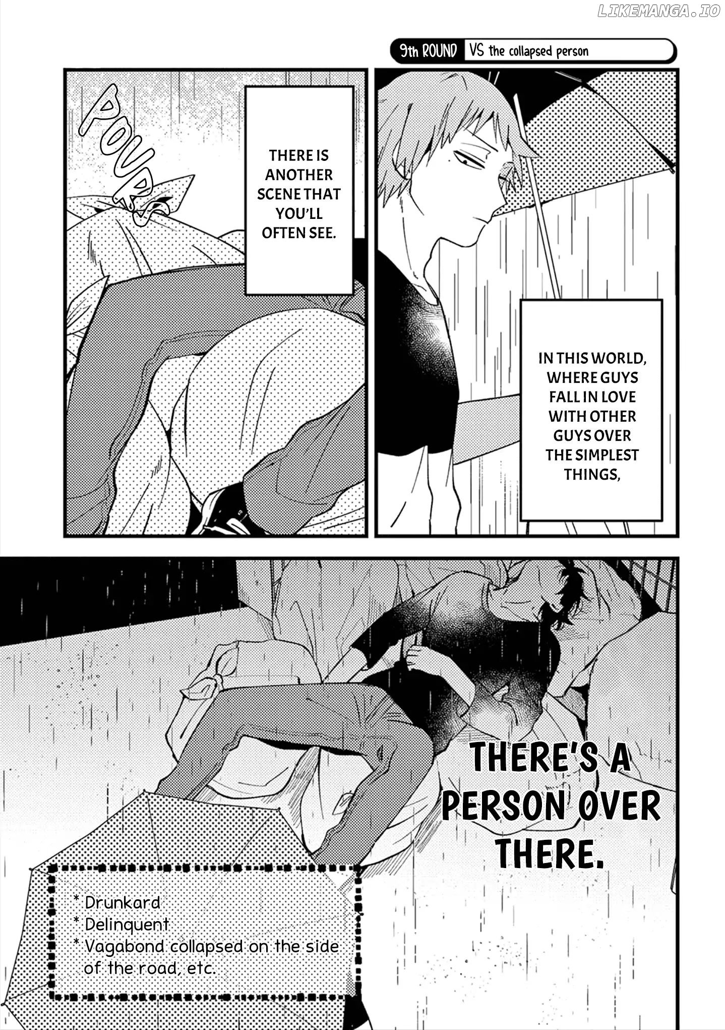 A World Where Everything Definitely Becomes BL vs. The Man Who Definitely Doesn't Want To Be In A BL chapter 9 - page 2