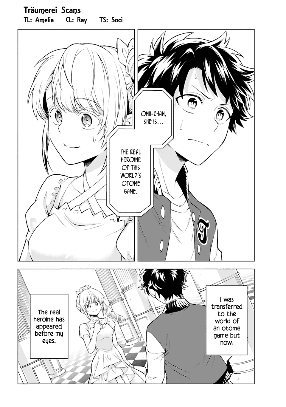 Transferred to another world, but I'm saving the world of an Otome game!? chapter 21 - page 1