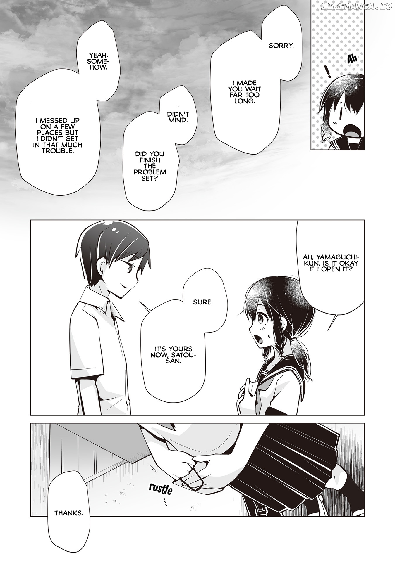 Satou-san Who Sits Next To Me chapter 21 - page 8