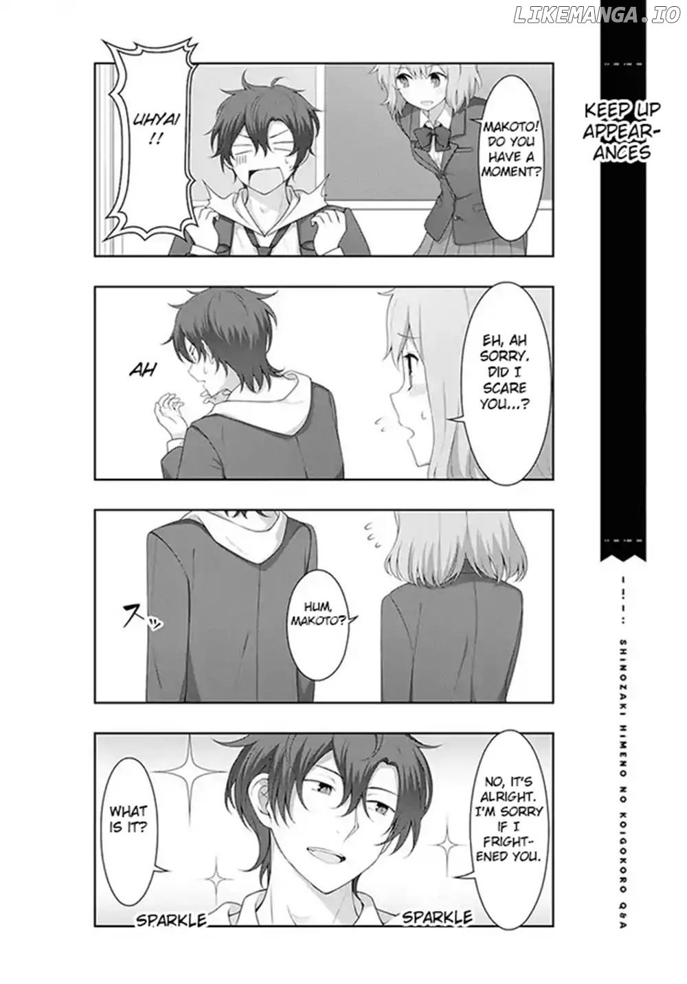 Shinozaki Himeno's Love Q&A chapter 7 - page 15