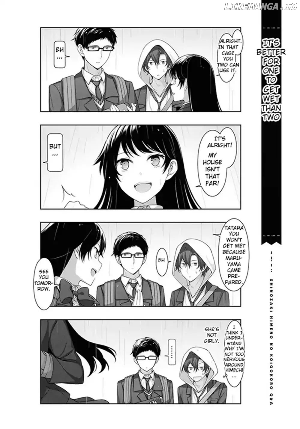 Shinozaki Himeno's Love Q&A chapter 8 - page 21