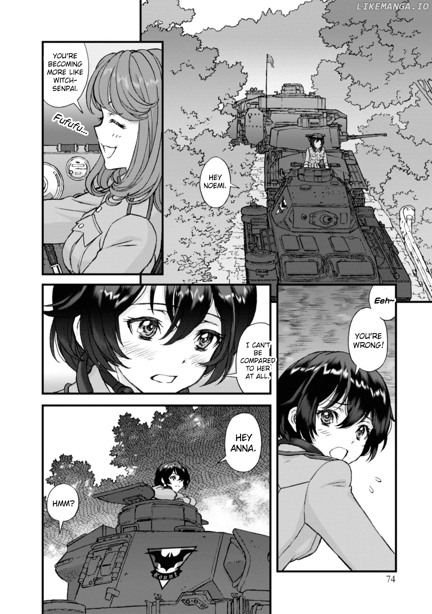 GIRLS und PANZER - The Fir Tree and the Iron-Winged Witch chapter 6 - page 3