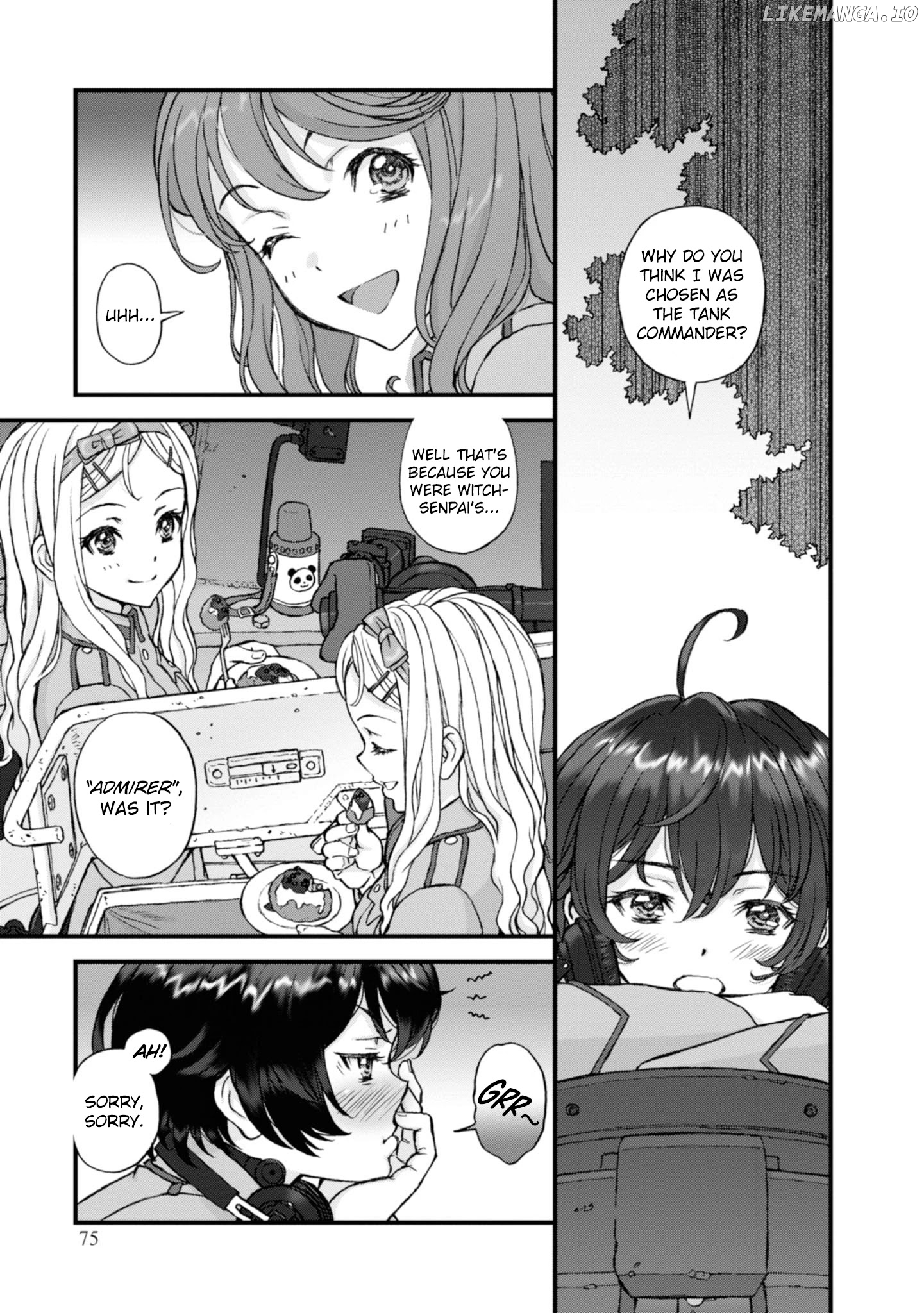 GIRLS und PANZER - The Fir Tree and the Iron-Winged Witch chapter 6 - page 4