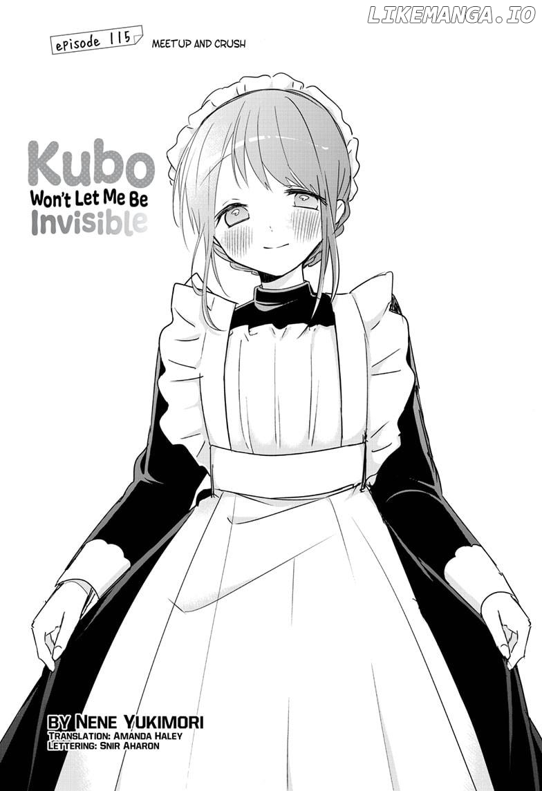 Kubo Won't Let Me Be Invisible chapter 115 - page 1