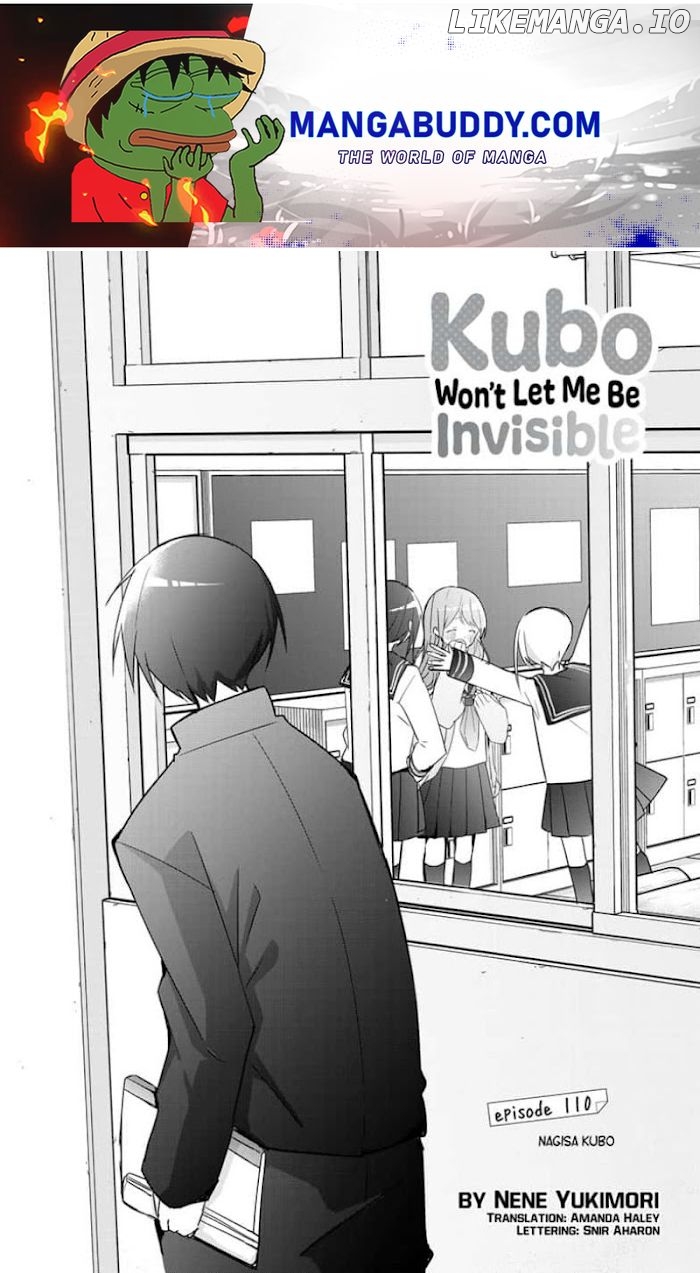 Kubo Won't Let Me Be Invisible chapter 110 - page 1