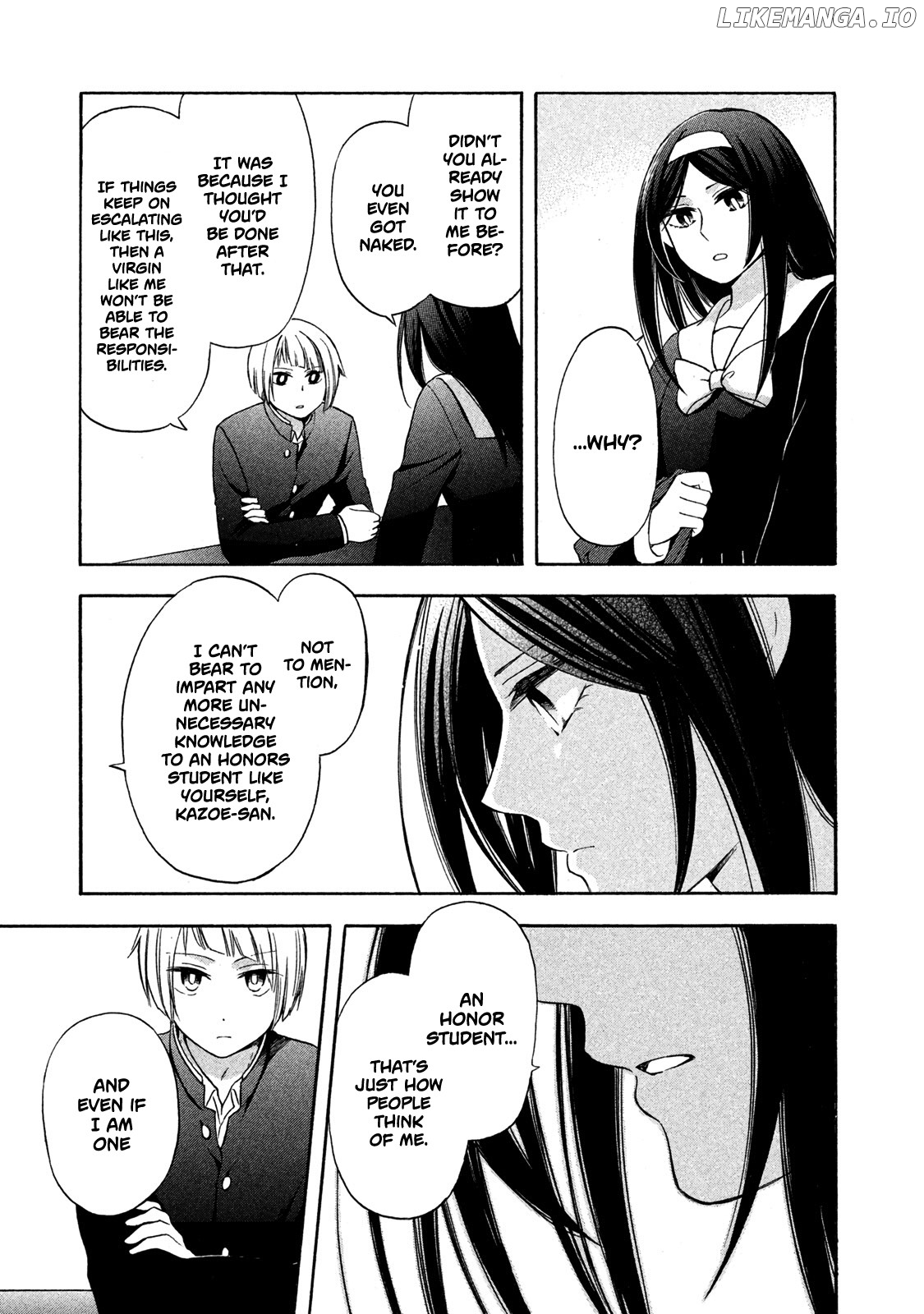 Hanazono And Kazoe's Bizzare After School Rendezvous chapter 4 - page 15