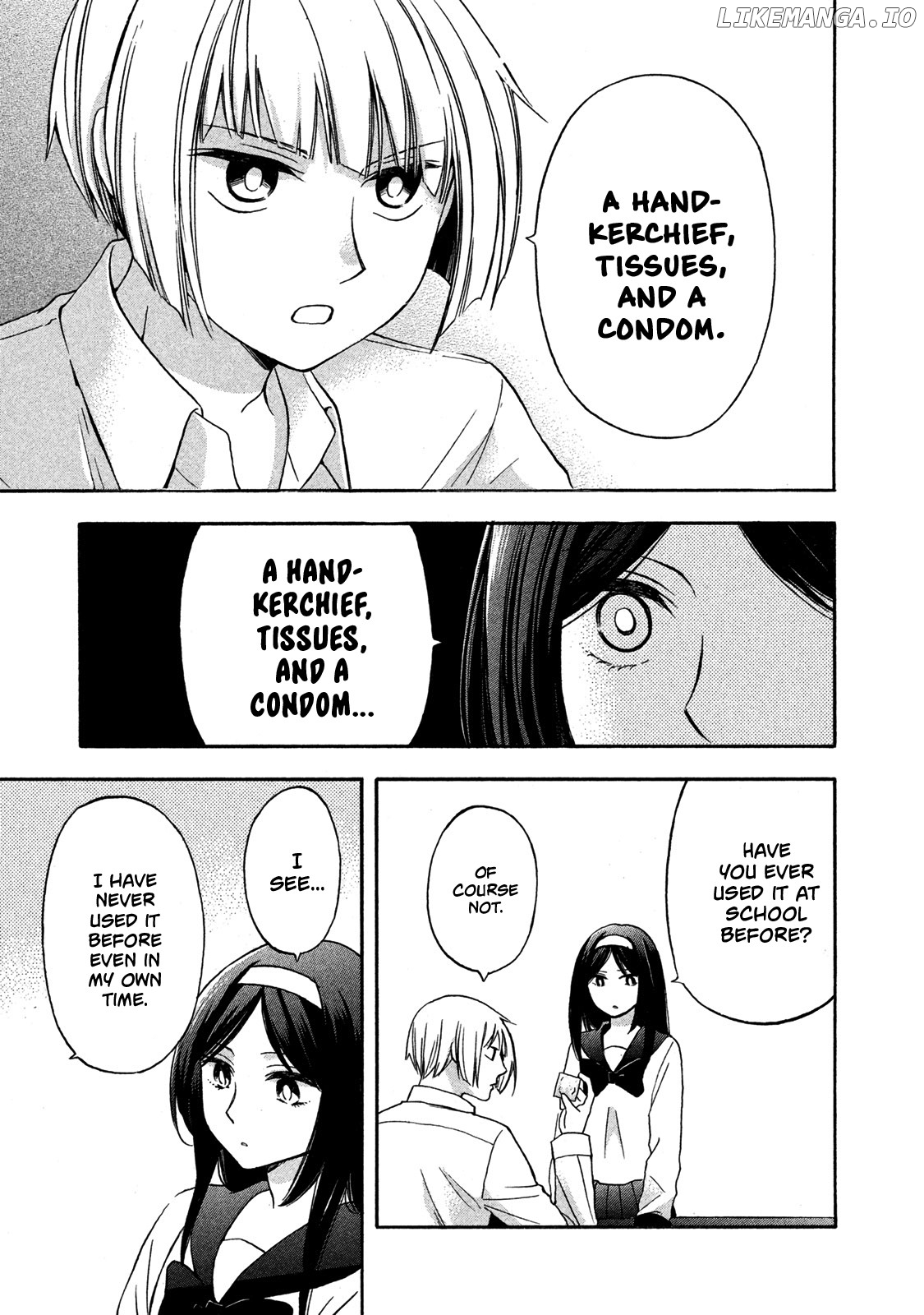 Hanazono And Kazoe's Bizzare After School Rendezvous chapter 6 - page 9