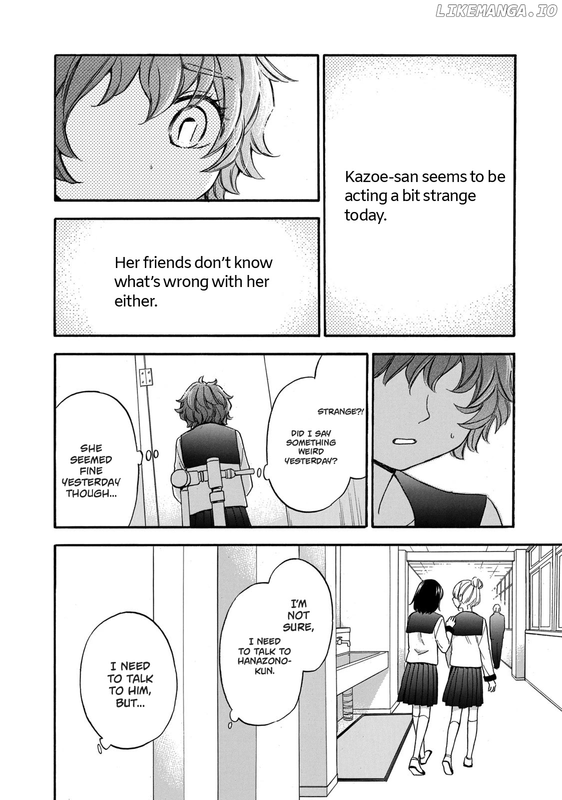 Hanazono And Kazoe's Bizzare After School Rendezvous chapter 25 - page 10