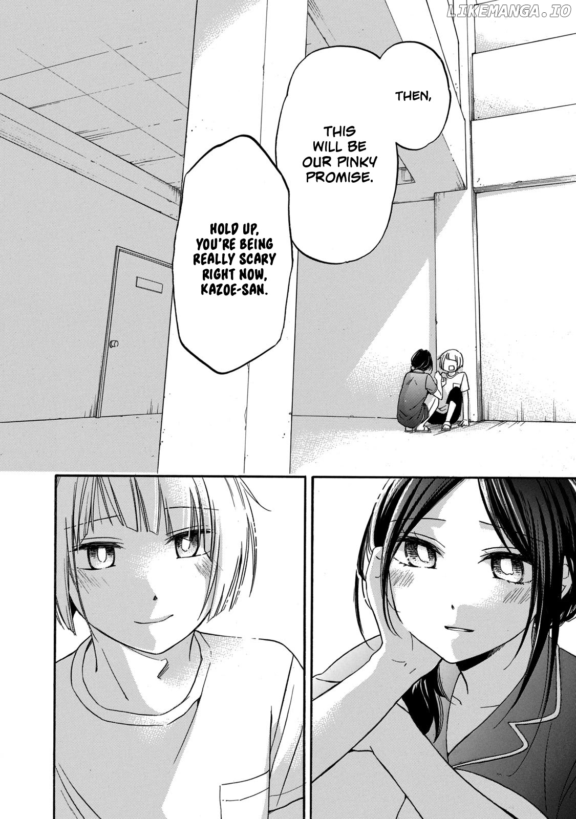 Hanazono And Kazoe's Bizzare After School Rendezvous chapter 17 - page 16