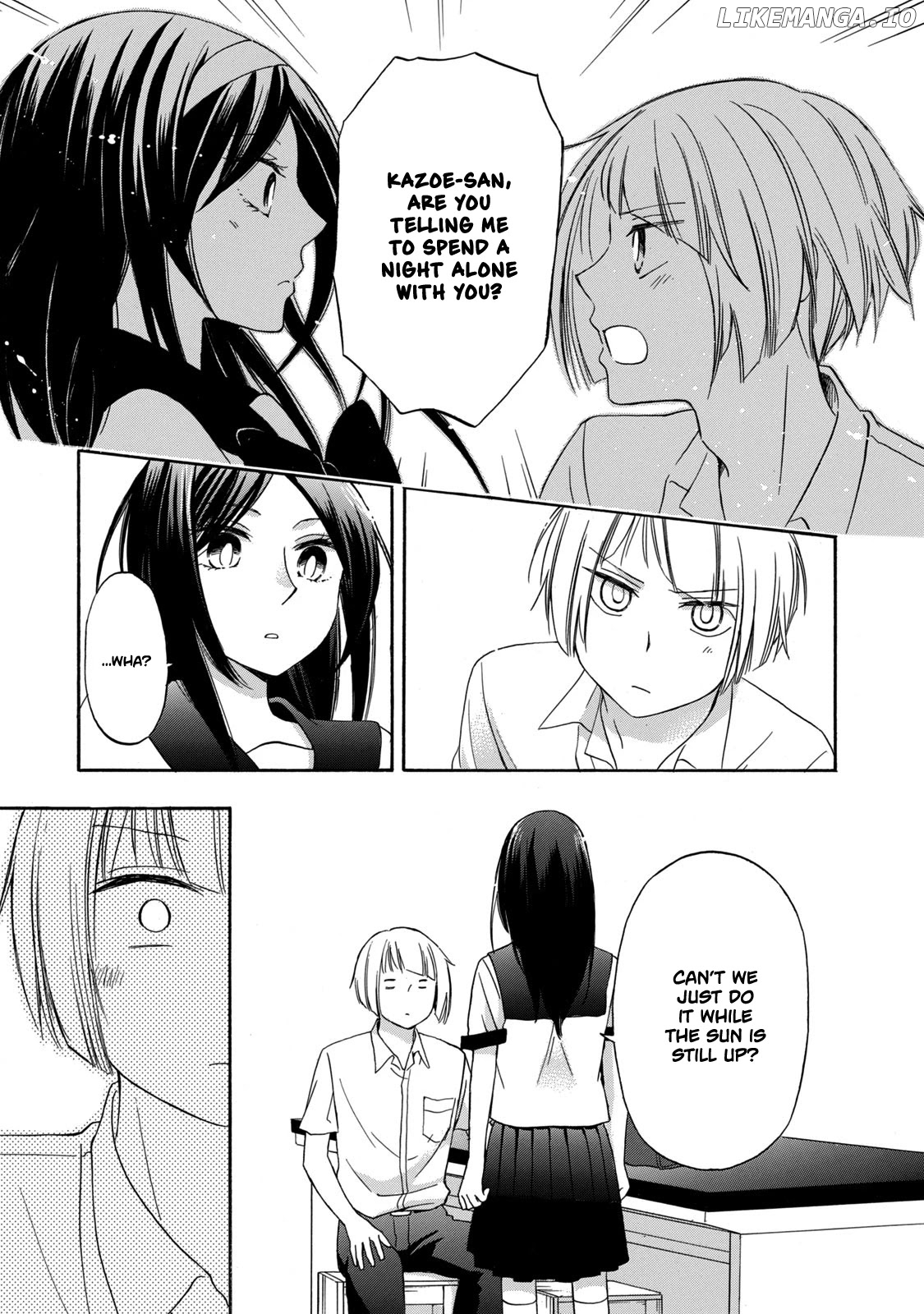 Hanazono And Kazoe's Bizzare After School Rendezvous chapter 12 - page 11