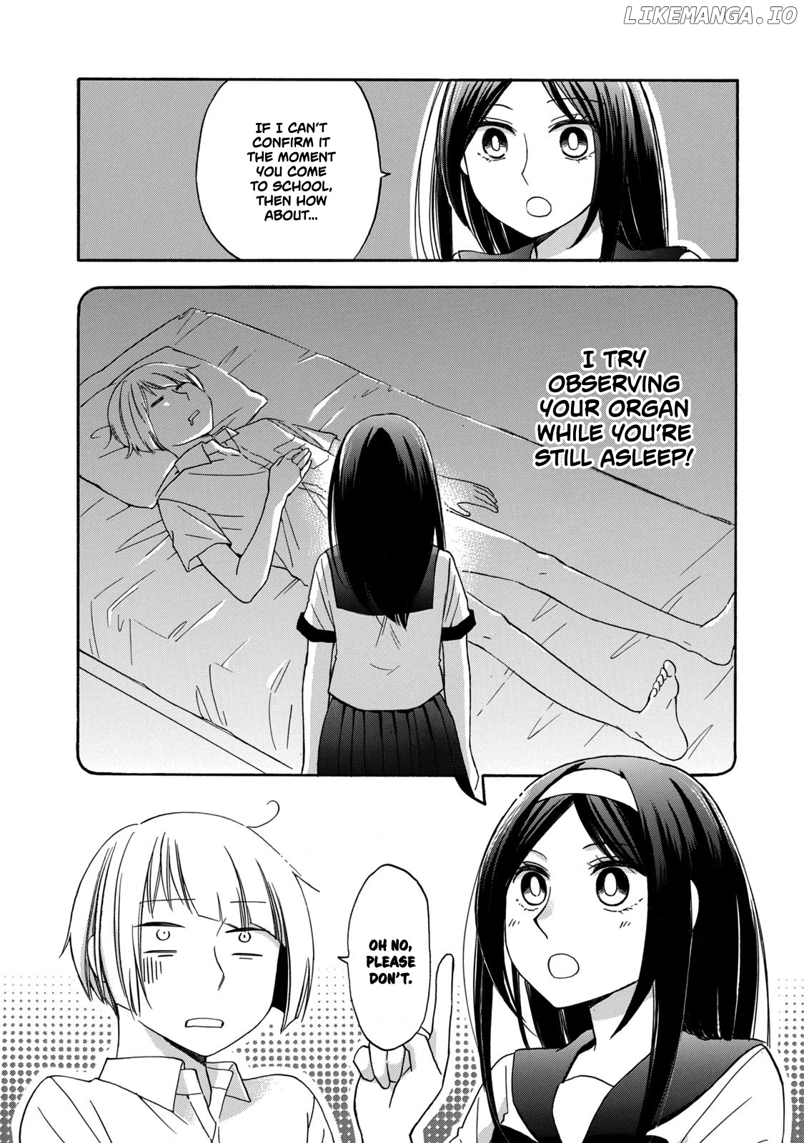 Hanazono And Kazoe's Bizzare After School Rendezvous chapter 12 - page 8