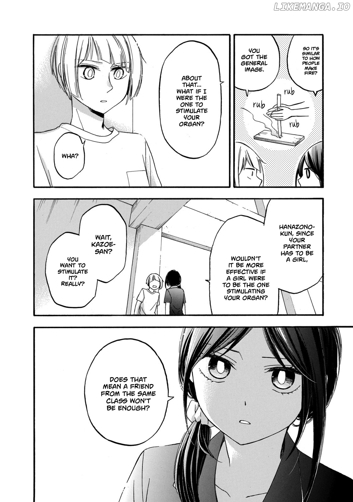 Hanazono And Kazoe's Bizzare After School Rendezvous chapter 16 - page 6