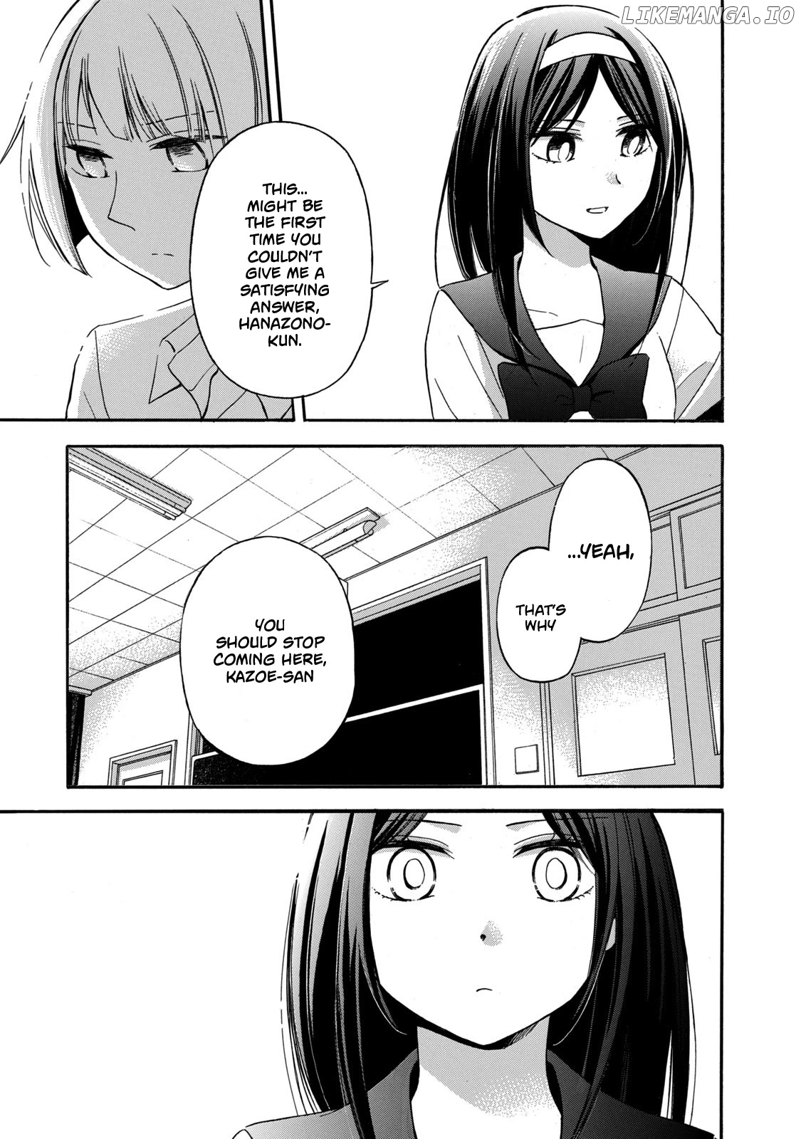 Hanazono And Kazoe's Bizzare After School Rendezvous chapter 22 - page 7