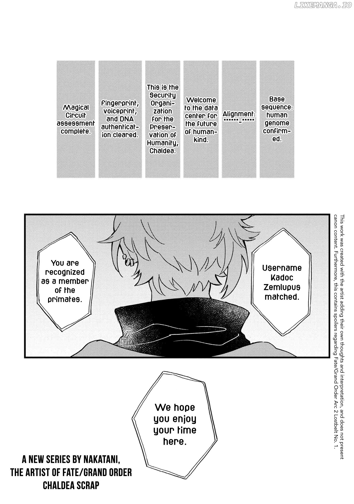 Fate/grand Order From Lostbelt chapter 1 - page 1