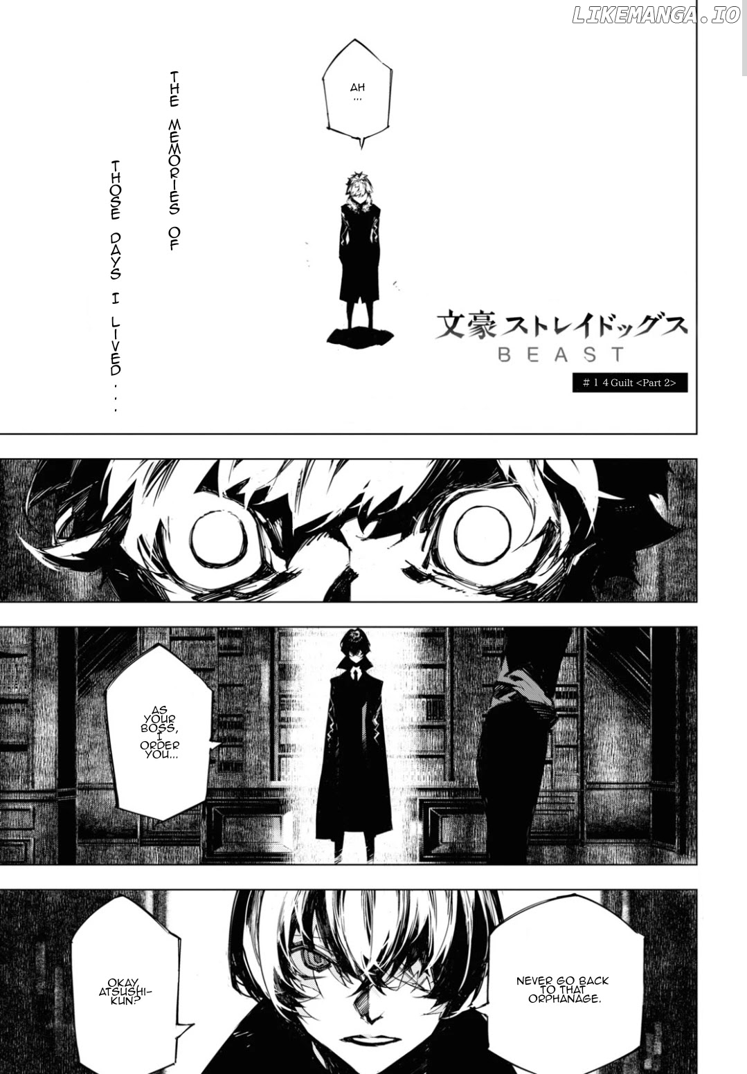 Bungou Stray Dogs Beast chapter 14.5 - page 1