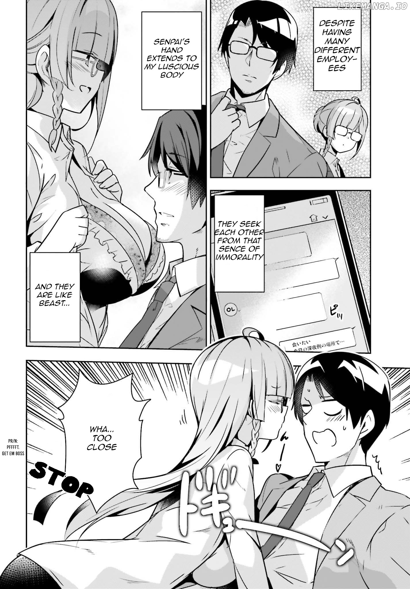 Senpai! Let's Have an Office Romance ♪ chapter 6.1 - page 7