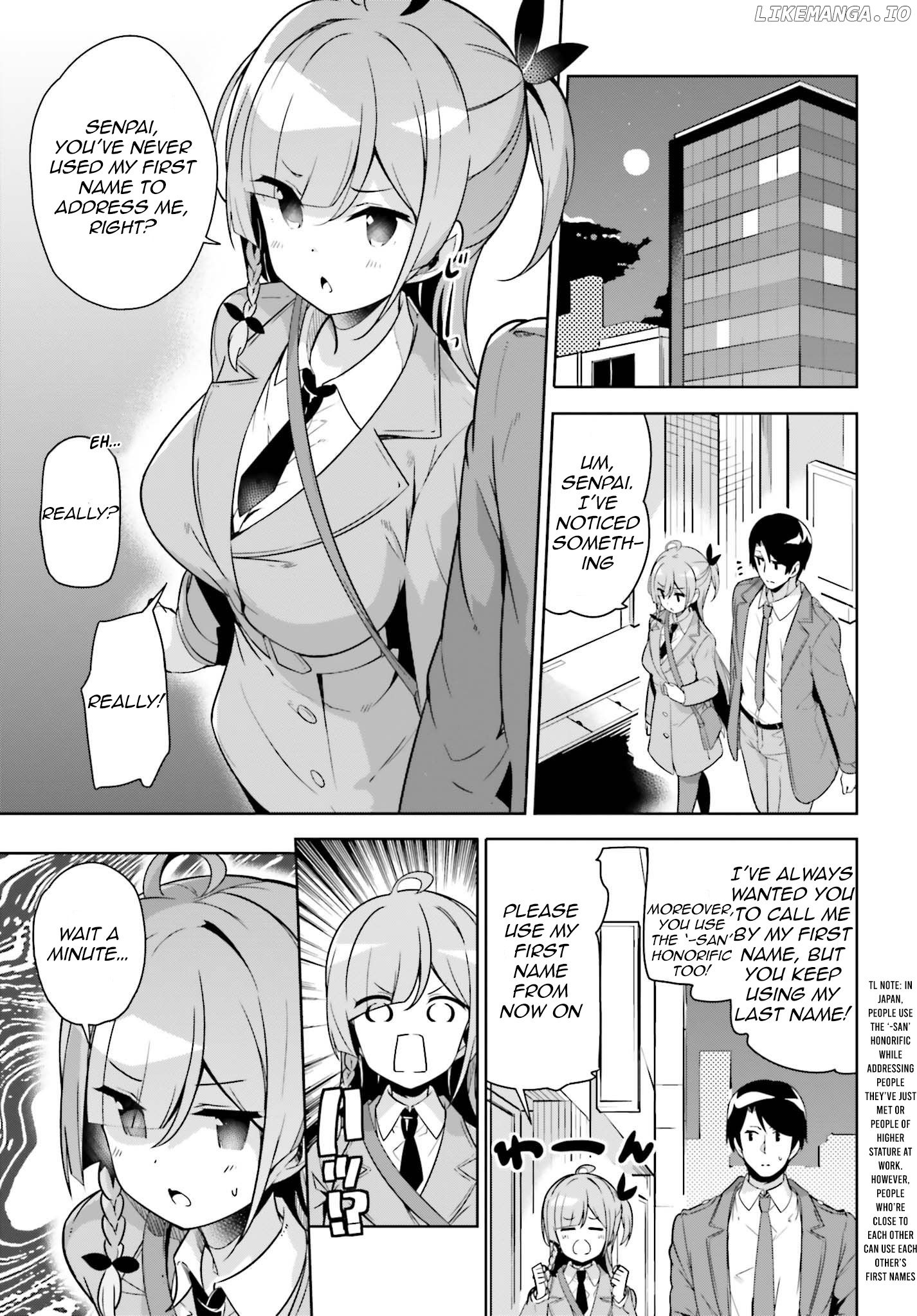 Senpai! Let's Have an Office Romance ♪ chapter 10 - page 4