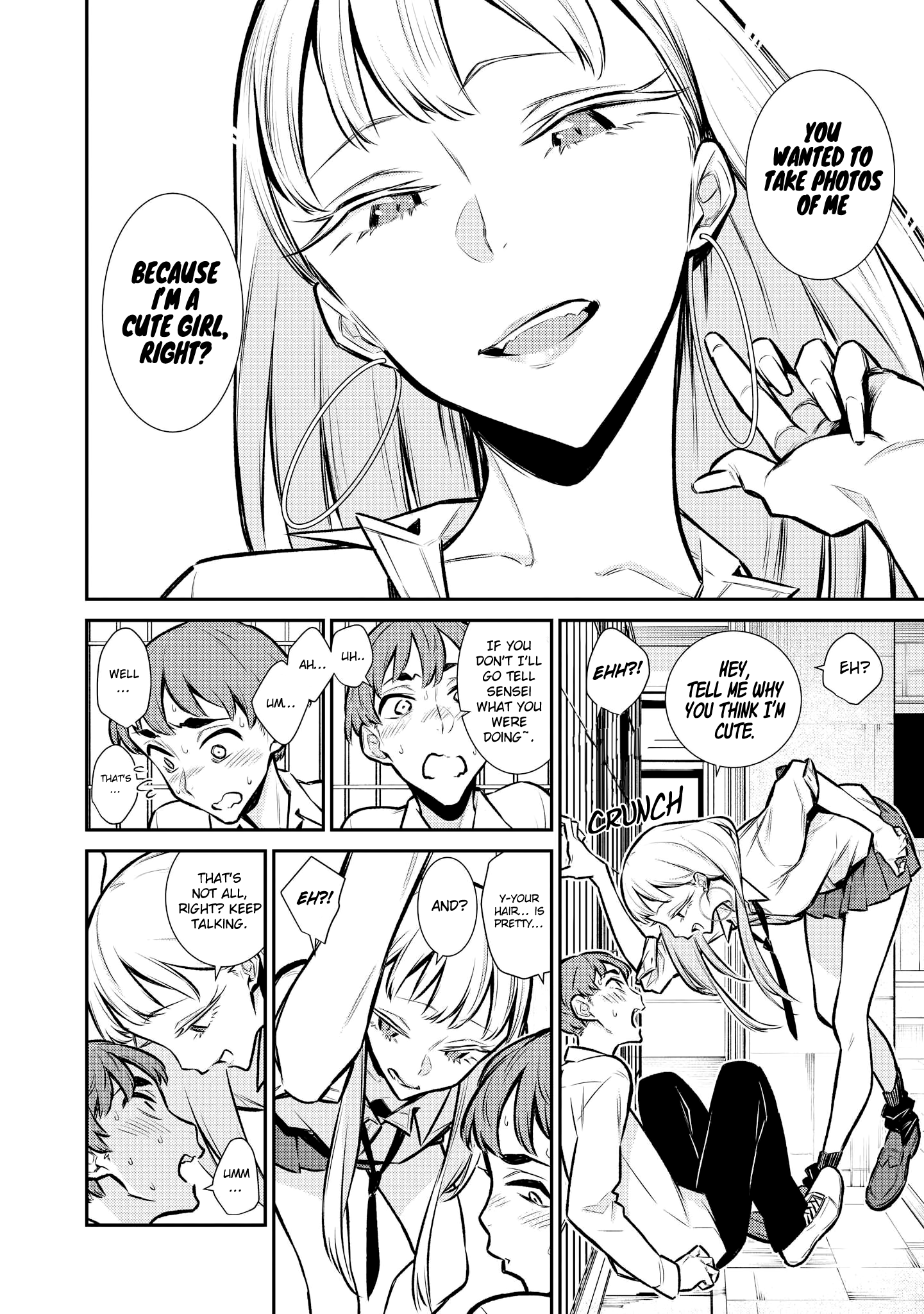 Just Flirting With a Cute, Annoying Kouhai chapter 1 - page 4