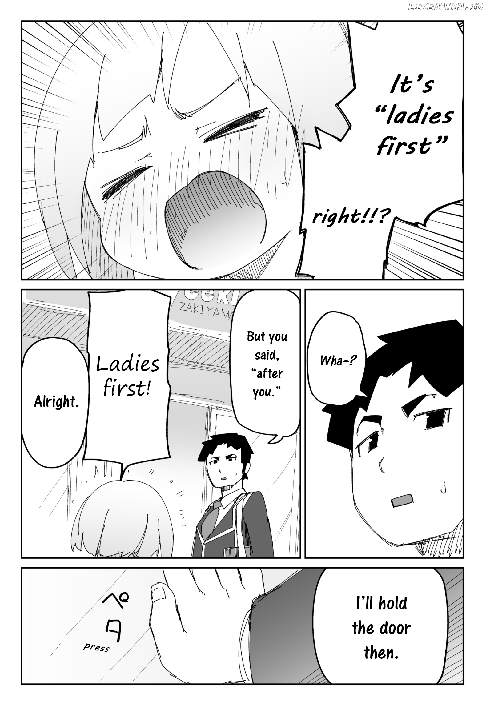 A Girl Who Unconsciously Acts Boyish chapter 2 - page 3