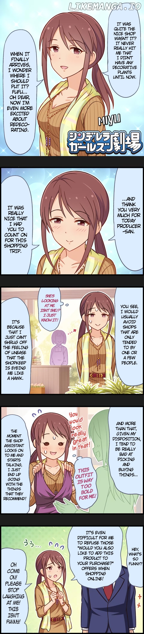 The Idolm@Ster Cinderella Girls Gekijou chapter 1002 - page 1