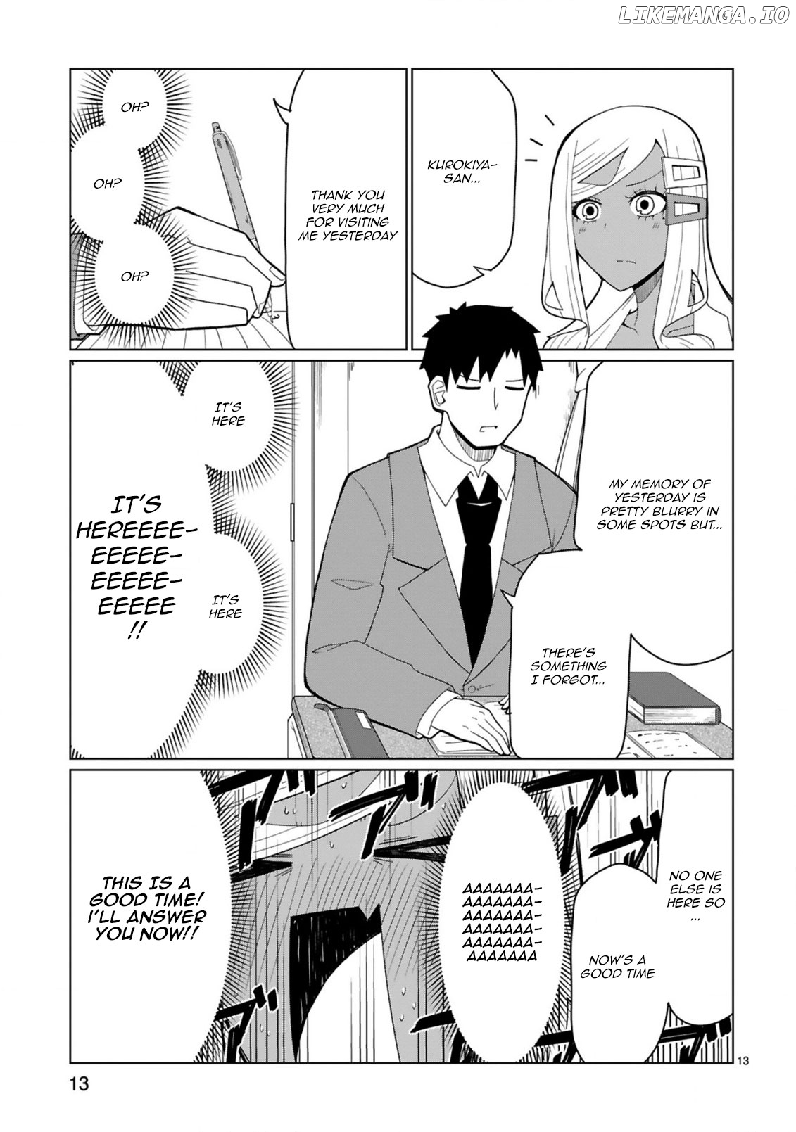 Tedama Ni Toritai Kurokiya-San chapter 36 - page 13