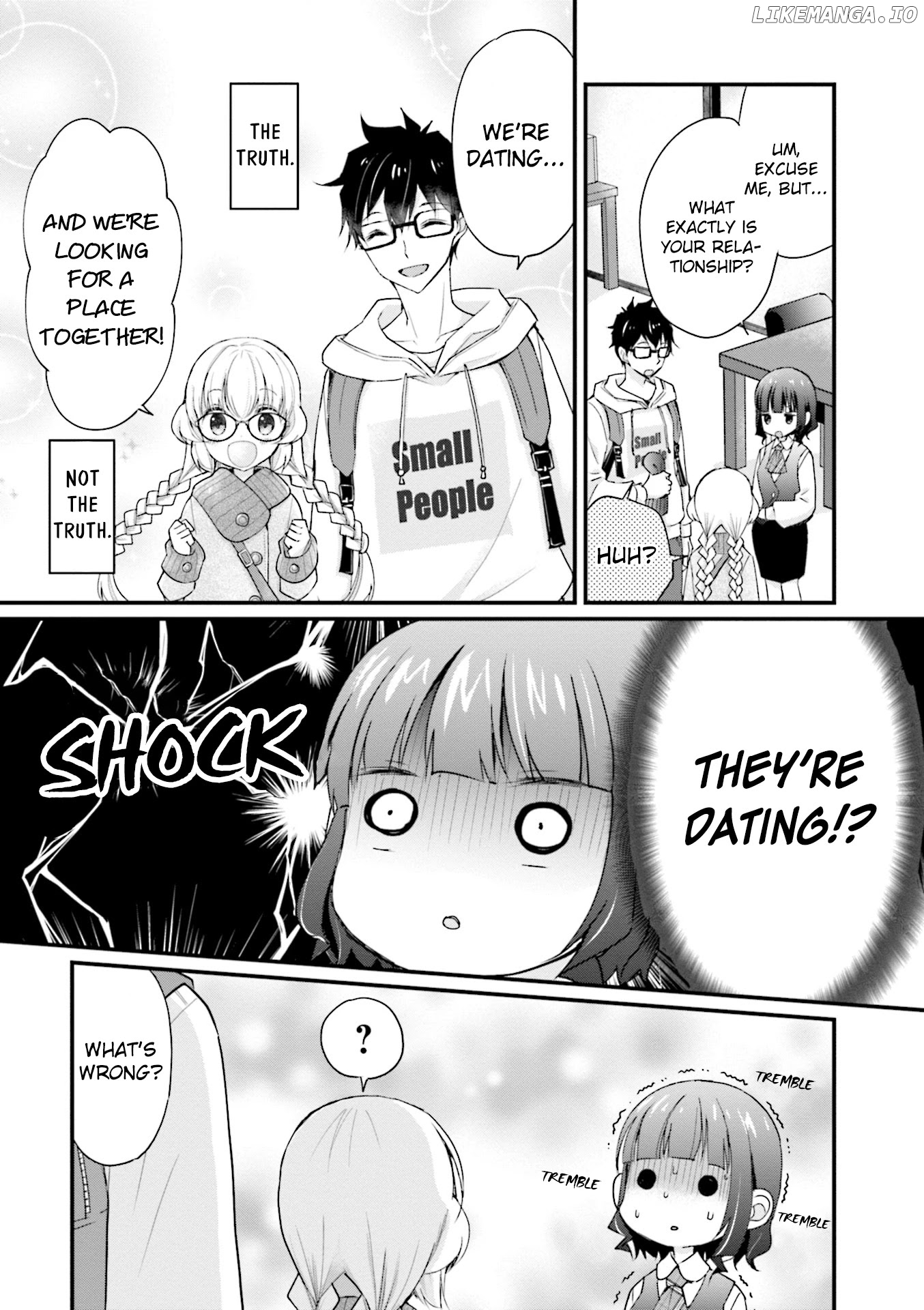 Chicchai Kanojo Senpai Ga Kawaisugiru. chapter 4 - page 9