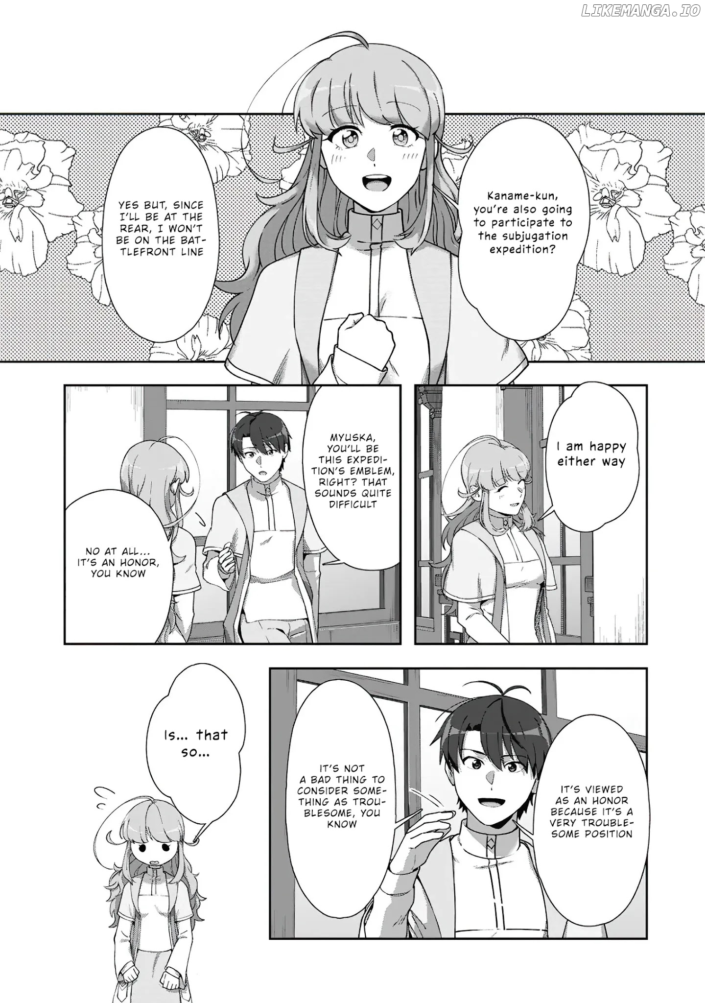 Tenshoku no Shinden o Hirakimashita chapter 10 - page 1